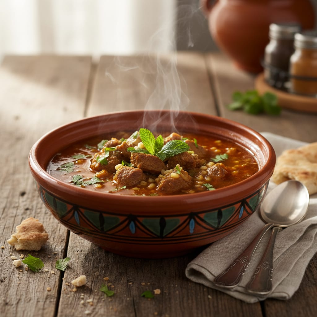 شوربة فريك شهية
